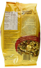 Werther's Original creamy caramel filled candies close-up, ideal for a premium treat