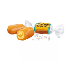 Werther's Original caramels on a holiday table ready to share