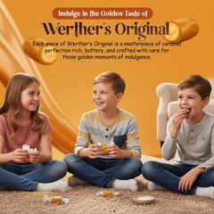Werther's Soft Salted Caramel 2lb bag, perfect for gifting or party favors.
