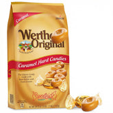 Werthrs Original Caramel Hard Candies bulk bag 2.4lb for sharing and stocking up.