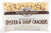 Westminster Bakers Co. New England Oyster Crackers 2-pack packaging for convenient pantry storage.
