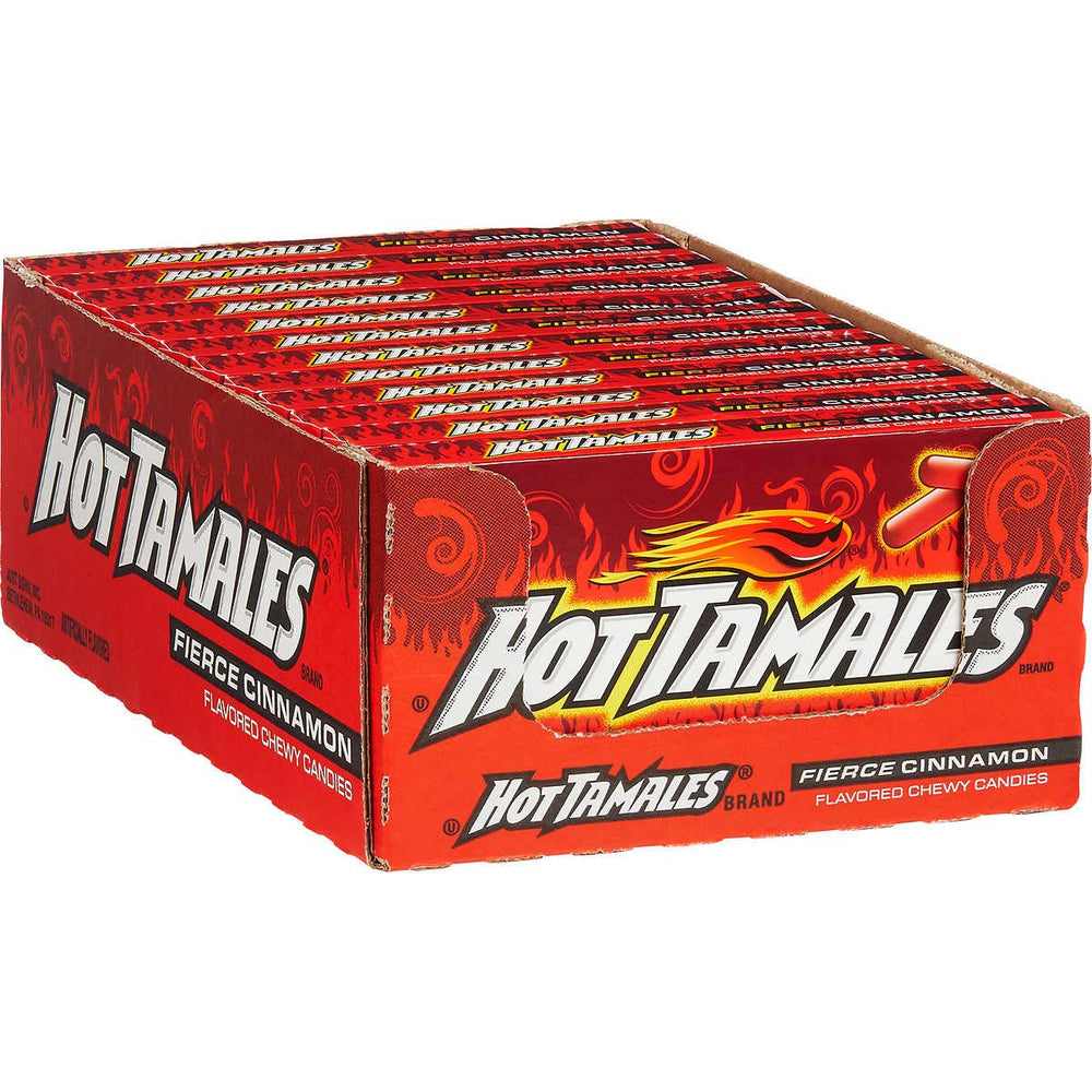 Westwood Hot Tamales bulk pack twelve front view, ideal for office snacks