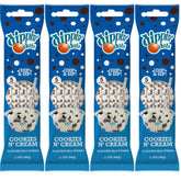 Whatever Brands USA Dippin’ Dots Cookies N’ Cream milk straws 4-pack, ideal for school lunches.