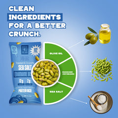 Where You Bean Edamame portion pack emphasizes high-protein plant-based snack