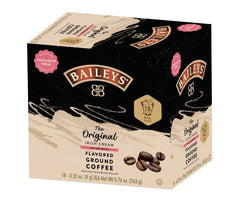White Coffee Original Irish Cream pods in packaging, convenient single-serving format for quick mornings.