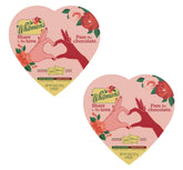 Whitman's Valentine heart box 2-pack front view, ready-made gift presentation