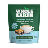 Whole Earth Zero Calorie Sweetener pouch, ideal for sugar-free recipes and daily use.