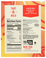 Whole Foods Market Blood Orange Italian Soda bottles, vivid color and natural ingredients.