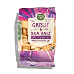 Whole Foods Market Rustic Italian Crackers Garlic & Sea Salt with crisp texture, ideal for cheese pairings.