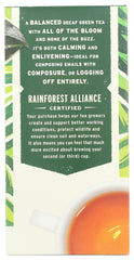 Brewing a cup of Whole Foods Market green decaf tea to enjoy a soothing aroma.