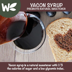 Organic label on Wholefort yacon syrup highlights natural sourcing