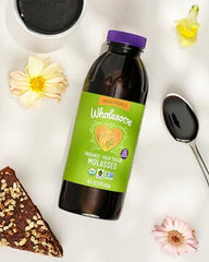 Wholesome Blackstrap Molasses bottle with barbecues enhances glaze and marinades.