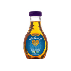 Wholesome Blue Agave Nectar bottle ready for cocktails, baking, and topping treats.