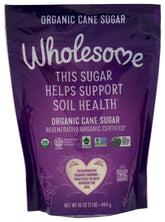 Wholesome Organic Cane Sugar 16 oz pack, ideal for everyday baking