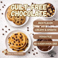 Wholesome Provisions chips pancakes-topping adds chocolaty flavor to breakfast.