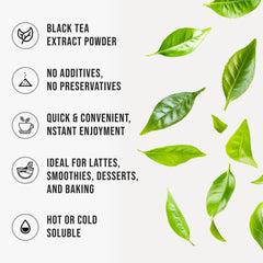 WHYZ black tea leaves close-up highlighting quality and aroma
