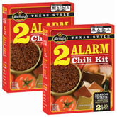 Wick Fowler's 2-Alarm Chili Kit box ready for a flavorful Texas-style dinner.