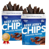 Wicked Cutz Cracked Pepper bag front, portable high-protein snack