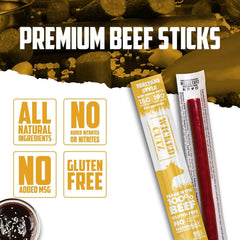On-the-go Wicked Cutz Teriyaki Beef Sticks for quick protein