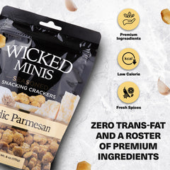 Wicked Minis Garden Dill crackers add brightness to salads and snacks.