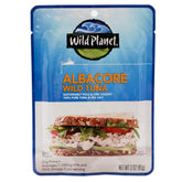 Wild Planet Pouch Tuna Wild Albacore packaging highlights premium ingredients for pantry versatility