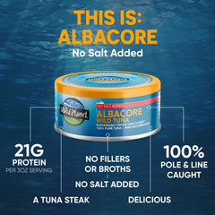 Wild Planet pull-tab tuna, easy on-the-go protein