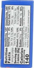 Wild Planet Sardines Wild Water Ns open can closeup, ready-to-use seafood.