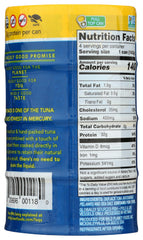 Wild Planet Skipjack Tuna cans on shelf for quick meals