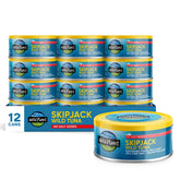 Wild Planet skipjack tuna steak image highlighting premium, ready-to-eat protein for quick meals.