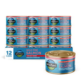 Wild Planet Wild Pink Salmon can, convenient protein source for quick meals.