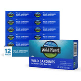 Wild Planet wild sardines in water with sea salt can for quick protein.