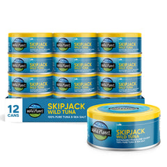 Wild Planet Wild Skipjack Tuna sea salt can — ready-to-eat protein.