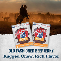 Wild River gluten-free jerky bag provides a safe snack for gluten-aware eaters.
