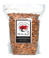 Wild Soil Terra Preta almonds showing protein-rich kernels for snacking