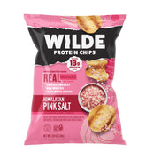 WILDE Himalayan Pink Salt Protein Chips bag, highlighting real ingredients and bold flavor.
