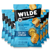 Wilde Chips Sea Salt Vinegar chips show bold flavor and crisp texture