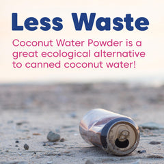Scoop of Wilderness Poets coconut water powder for quick, natural sweetness.