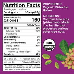 Wilderness Poets Pistachios unsalted snack closeup showing clean flavor