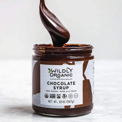 Wildly Organic Chocolate Syrup ice-cream drizzle — velvety finish for frozen treats