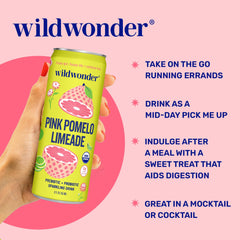 Wildwonder real fruit botanicals with rose petals add aroma and color.