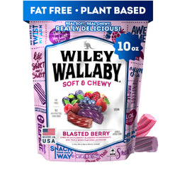 Wiley Wallaby blasted berry licorice bites offer soft, fruity flavor for snacking on the go