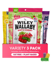 Wiley Wallaby Lemonade licorice chunks offer a refreshing fruity chew.