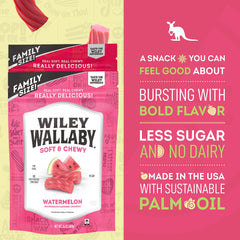 Wiley Wallaby resealable bag keeps licorice fresh during movie nights.