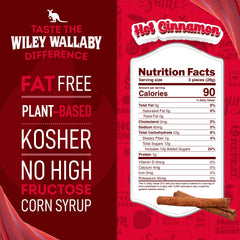 Wiley Wallaby classic licorice offers plant-based ingredients and bold cinnamon flavor.