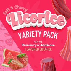 Wiley Wallaby strawberry licorice chunks feature bold fruit taste for sharing.
