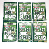 Wiley's Beans & Peas Seasoning six-pack front view adds rich homemade flavor.