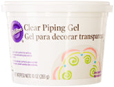 Wilton Clear Piping Gel 10oz bottle for flawless cake glaze and precise piping