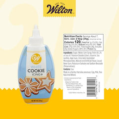 Flow-control cap allows precise lines and borders on cookies.