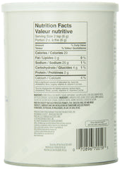 Close-up of Wilton Meringue Powder measured for icing.