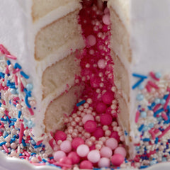Wilton pink-sparkling-sugar-cupcake-tops creates eye-catching cupcake finishes.